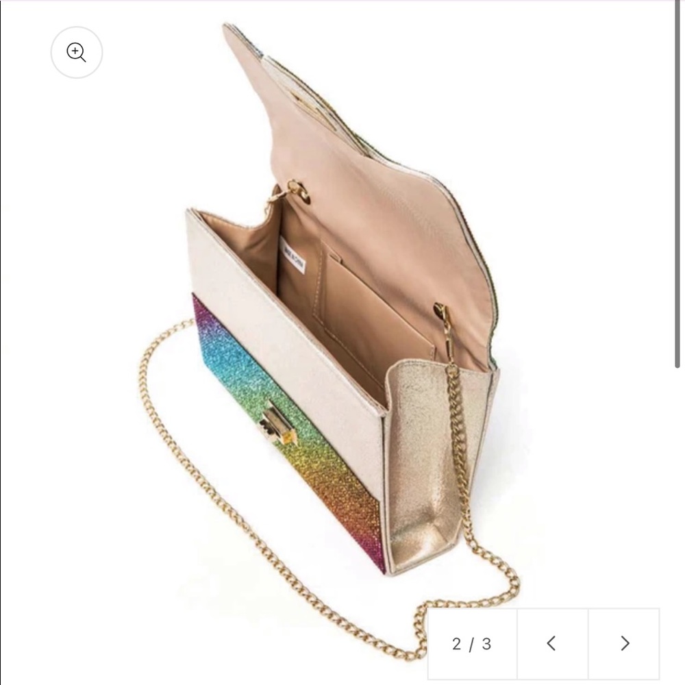 Color Rhinestone Convertible Shoulder Bag NEW - Picture 2 of 3